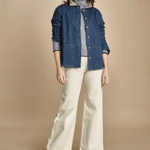giacca camicia denim